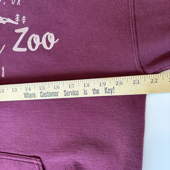 Portland Oregon Purple Hoodie Sweatshirt no size tag Womens L Mens M - Picture 9 of 14